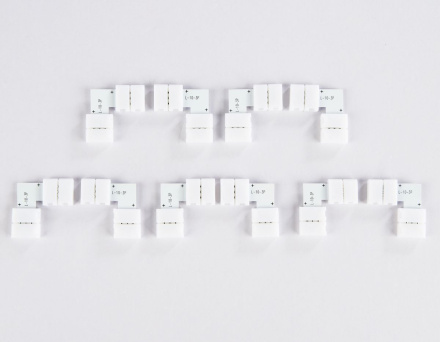 Соединитель угловой L для светодиодной ленты 5050 12/24V (3 конт.) GS6651 (10шт) Ambrella Light Illumination GS6651