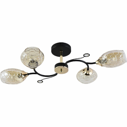 Люстра на штанге Reluce 01364-0.3-04 BK+FGD