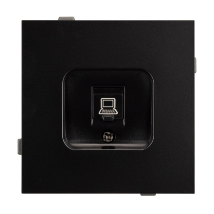 Механизм компьютерной розетки Arlight SCT-TENDO-MPC1-PL-BK (RJ-45, CAT6) 054104