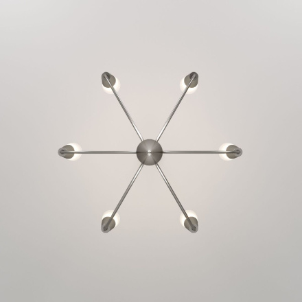 Подвесная люстра Eurosvet 60167/6 никель a068284