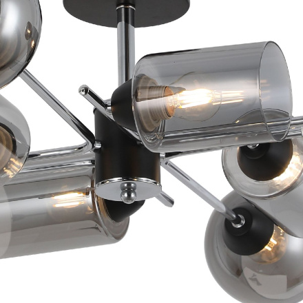 Люстра на штанге Illumico IL8243-8COU-79 BK CR