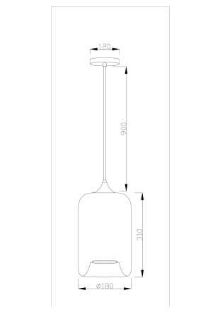 Подвесной светильник Moderli Scrum V2142-P