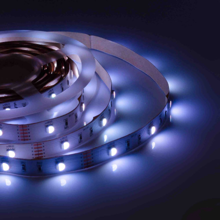 Светодиодная лента Apeyron 12В СТ 7,2Вт/м smd5050 30д/м IP20 360Лм/м 5м RGBW 00-100