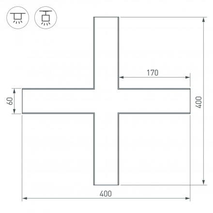 Соединитель профиля Arlight SL-LINE 030143