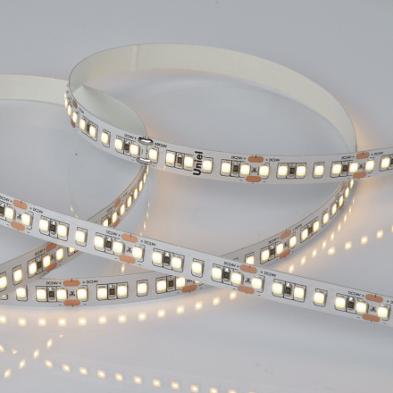Светодиодная лента Uniel ULS-2835-168LED/m-10mm-IP20-DC24V-14W/m-5M-3000K катушка в герметичной упаковке