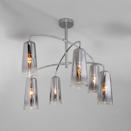 Люстра на штанге Eurosvet Omber 70137/6 хром