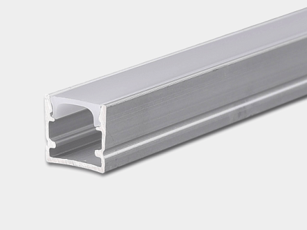 Профиль для светодиодной ленты алюминиевый накладной с рассеивателем (экраном), 2 м, SWG Standard SF-1010 00-00045089