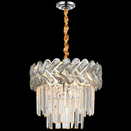 Подвесная люстра Natali Kovaltseva ARMOUR 81436/6C CHROME