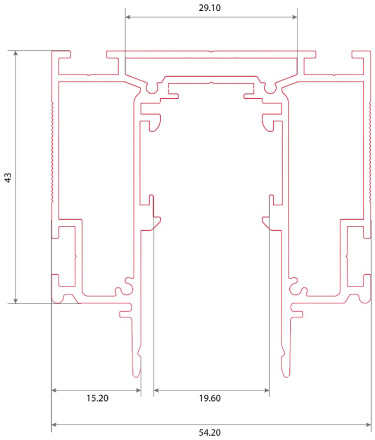 Магнитный шинопровод Lumker SY-LINK-IZI-2.5-BL 023213