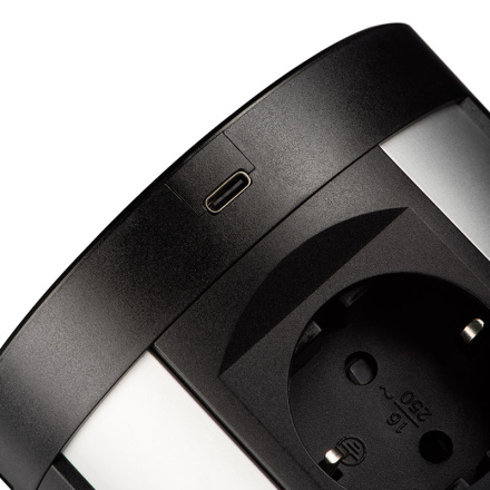 Блок розеток 107J (4 секции, 2 USB А + 2 USB С) Mebax 00-00001464