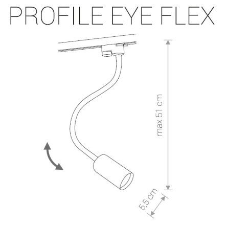 Трековый светильник Nowodvorski Profile Eye Flex 9331
