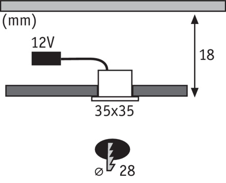 Мебельный светодиодный светильник Paulmann Micro Line Mini Led 93589