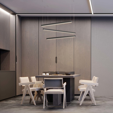 Алюминиевый профиль Arlight SL-LINE-5050-LW-2000 ANOD BLACK 038451