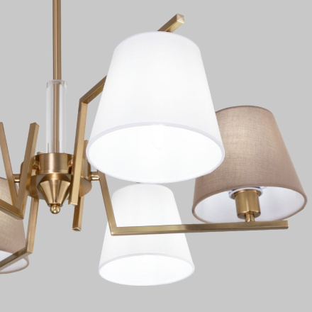 Люстра на штанге Eurosvet Ozark 60149/6 латунь a064975