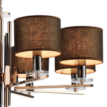 Подвесная люстра Illumico IL6178-8P-27 BK GD