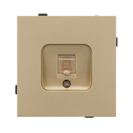 Механизм компьютерной розетки Arlight SCT-TENDO-MPC1-SFPL-GD (RJ-45, CAT6) 054592