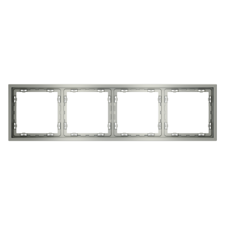 Рамка на 4 поста Voltum S70 VLS100405 (сталь)