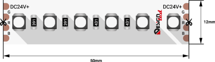 Светодиодная лента DesignLed DSG3A120-24-RGB-33 002845