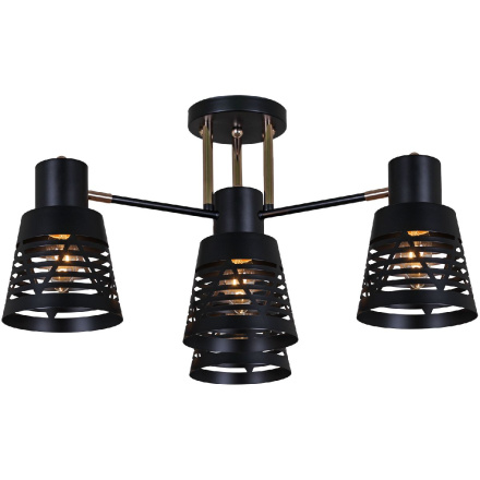Потолочная люстра Reluce 06074-3.3-04 BK+FG