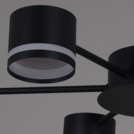 Потолочная люстра Reluce 06730-0.3-12 GX53 BK