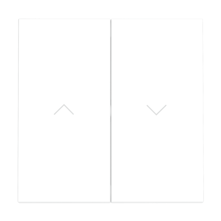 Клавиши для выключателя жалюзи Voltum S70 (белый матовый) VLS002502