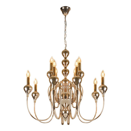 Подвесная люстра iLamp Lady 88003-8+4 GD