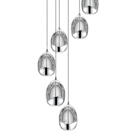 Подвесная люстра DeLight Collection Terrene MD13003023-7A chrome