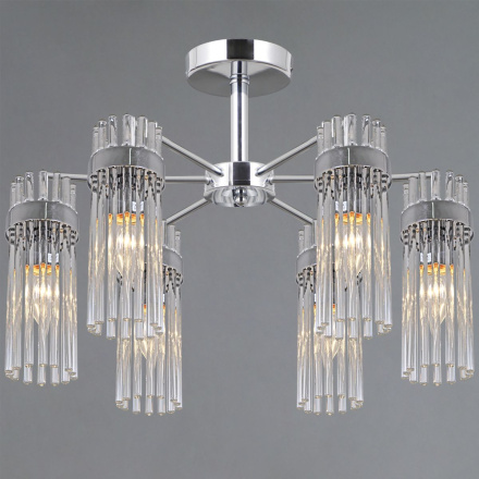Люстра на штанге Illumico IL0761-6CSQ-25 CR GENOA