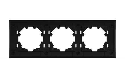 Рамка трехместная ELBI Zena Platin 500-073300-227