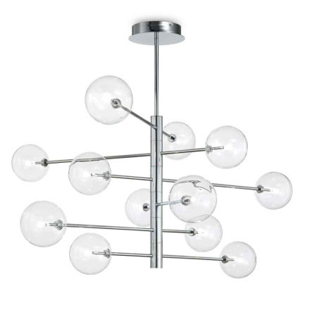 Подвесная люстра Ideal Lux Equinoxe SP12 Cromo 200118