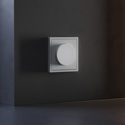 Накладка для светорегулятора поворотно-нажимного Voltum S70 (серый) VLS002016