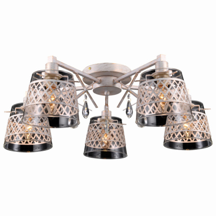 Накладная люстра Natali Kovaltseva Lyon 75084-5C IVORY GOLD