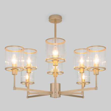 Люстра на штанге Eurosvet Inari 60144/8 золото a061943