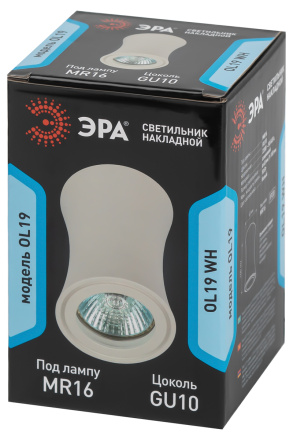 Накладной светильник Эра OL19 WH Б0054388