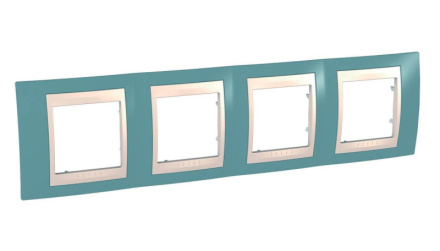 Рамка 4-постовая Schneider Electric Unica Хамелеон MGU6.008.573