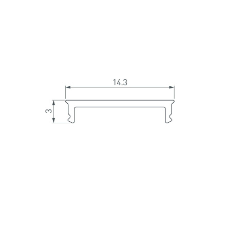 Экран Arlight SL-SLIM15-H10-W14-2000 OPAL 056893