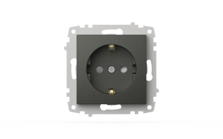 Розетка с заземлением и защитой от детей ELBI Zena Vega 609-011100-243