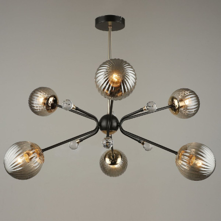 Люстра на штанге Reluce 04901-0.3-06 COFFEE+FGD