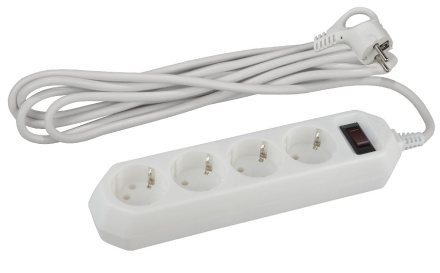 Сетевой фильтр Эра USF-M-4es-1.5m-W Б0019741