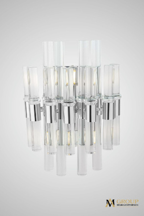 Настенный светильник AM Group ADRIAN AP2 CH