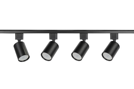 Трековый однофазный светильник (4 шт.) Эра TR70-SET4-GU10-BK Б0063956