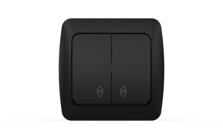 Выключатель двухклавишный проходной ELBI Alsu 504-014800-211