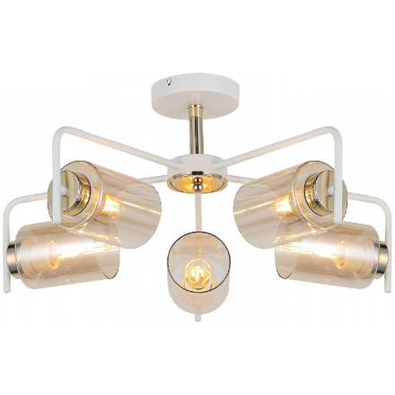 Люстра на штанге Illumico IL8248-5COU-79 WH GD