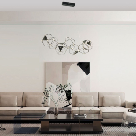 Подвесная люстра Eurosvet Uma 90368/7 черный жемчуг a065027