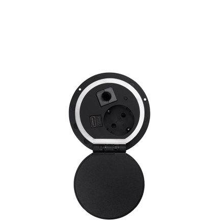 Блок розеток 51 (1 секция и 2 USB) Mebax 00-00000828