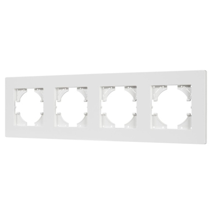 Рамка на 4 поста пластиковая Arlight FRM-PERIO-PL-4-WH 049758