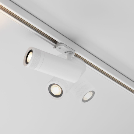 Трековый трехфазный светильник Maytoni Focus Zoom TR198-3-20W2.7K-Z-W