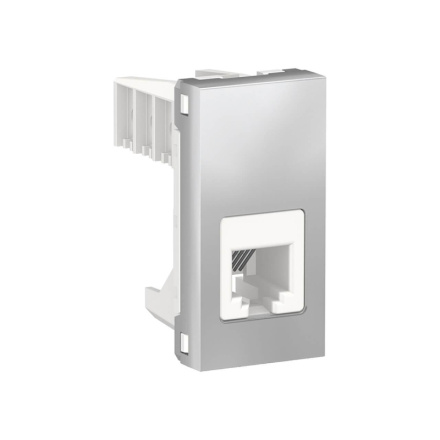 Розетка телефонная RJ12 одиночная Schneider Electric Unica Modular NU349130