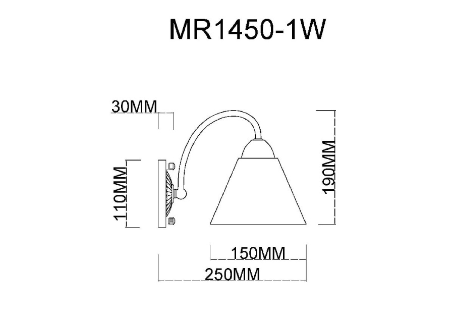 Бра MyFar Anna MR1450-1W