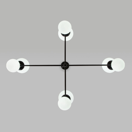 Подвесная люстра Eurosvet Bubble 30182/8 черный a063212